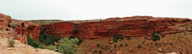 View over Kings canyon