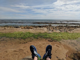 The sea and my running shoes