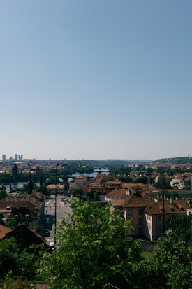 A view over the Bridges of Prague