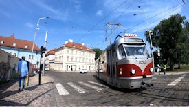 A Prague tram