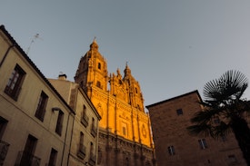 Salamanca Catholic Church at Sunrise