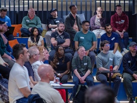 The audience at GlasgowJS