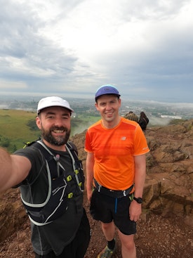On Arthur's Seat with Gordon