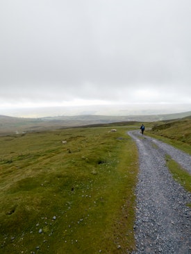 Descending into the valley