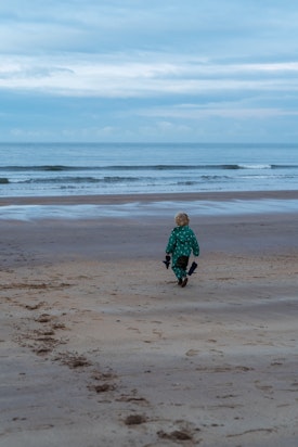 Jack on the beach at Dunbar