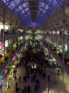 The National Museum of Scotland main hall